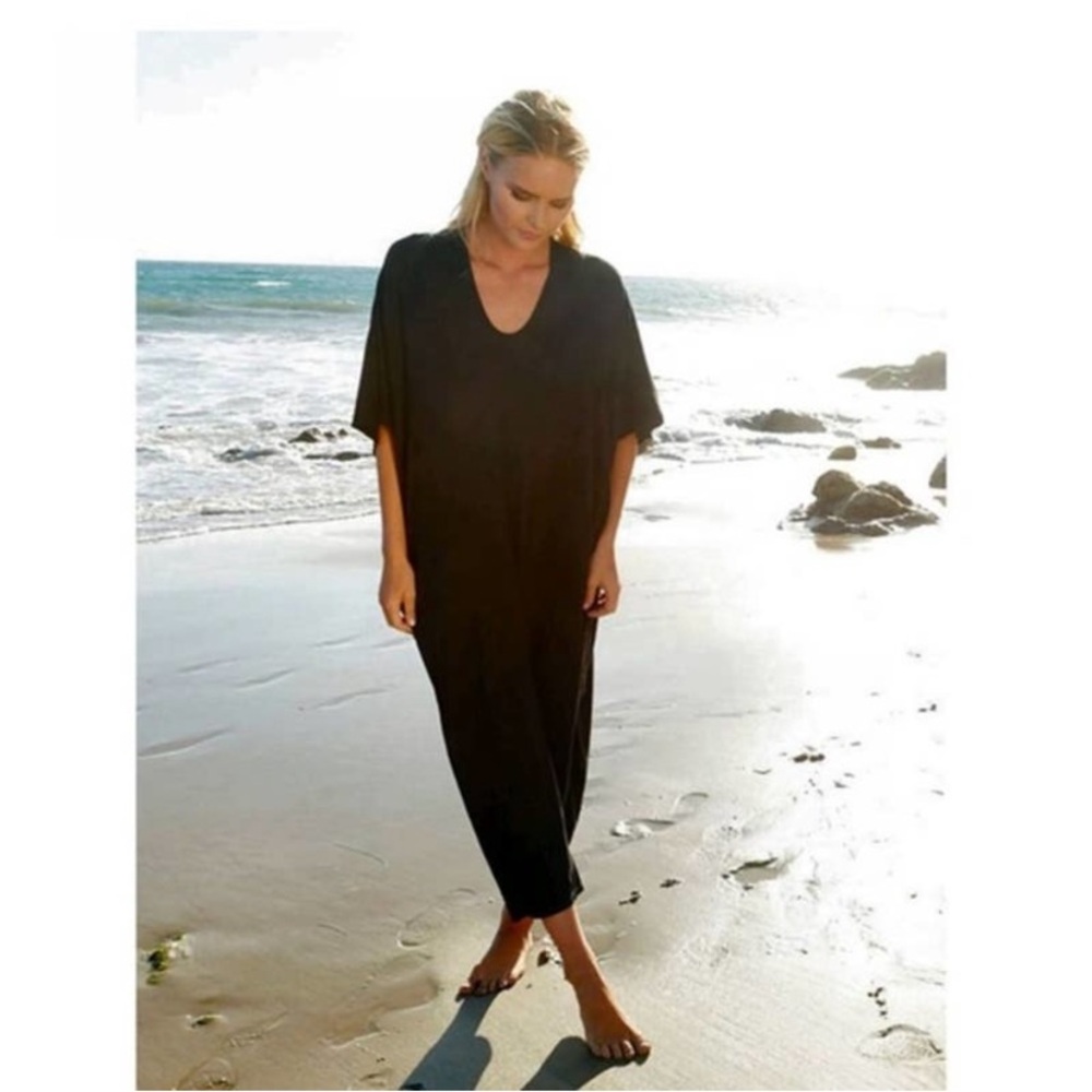 (One Size PLUS) Barefoot Dreams Caftan Nightgown